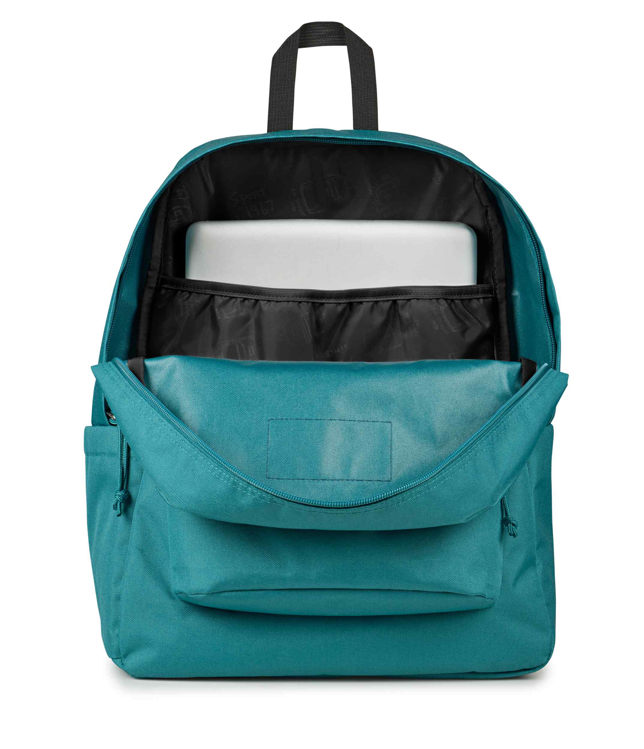 jansport-superbreak-plus-rucksack-emerald-pool-laptopfach-leicht image 6