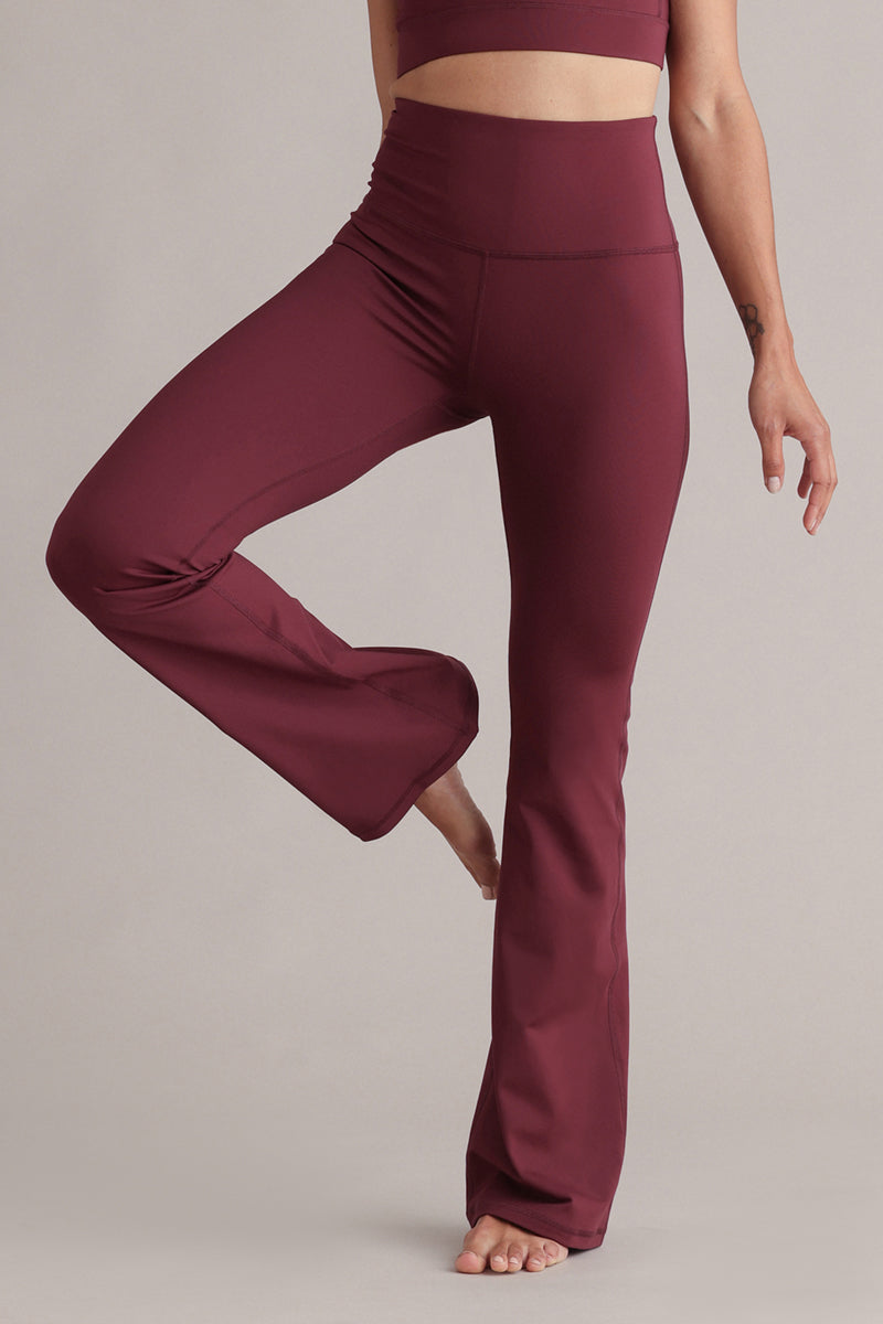 hey-honey-always-dressed-leggings-flared-italian-plum image 4