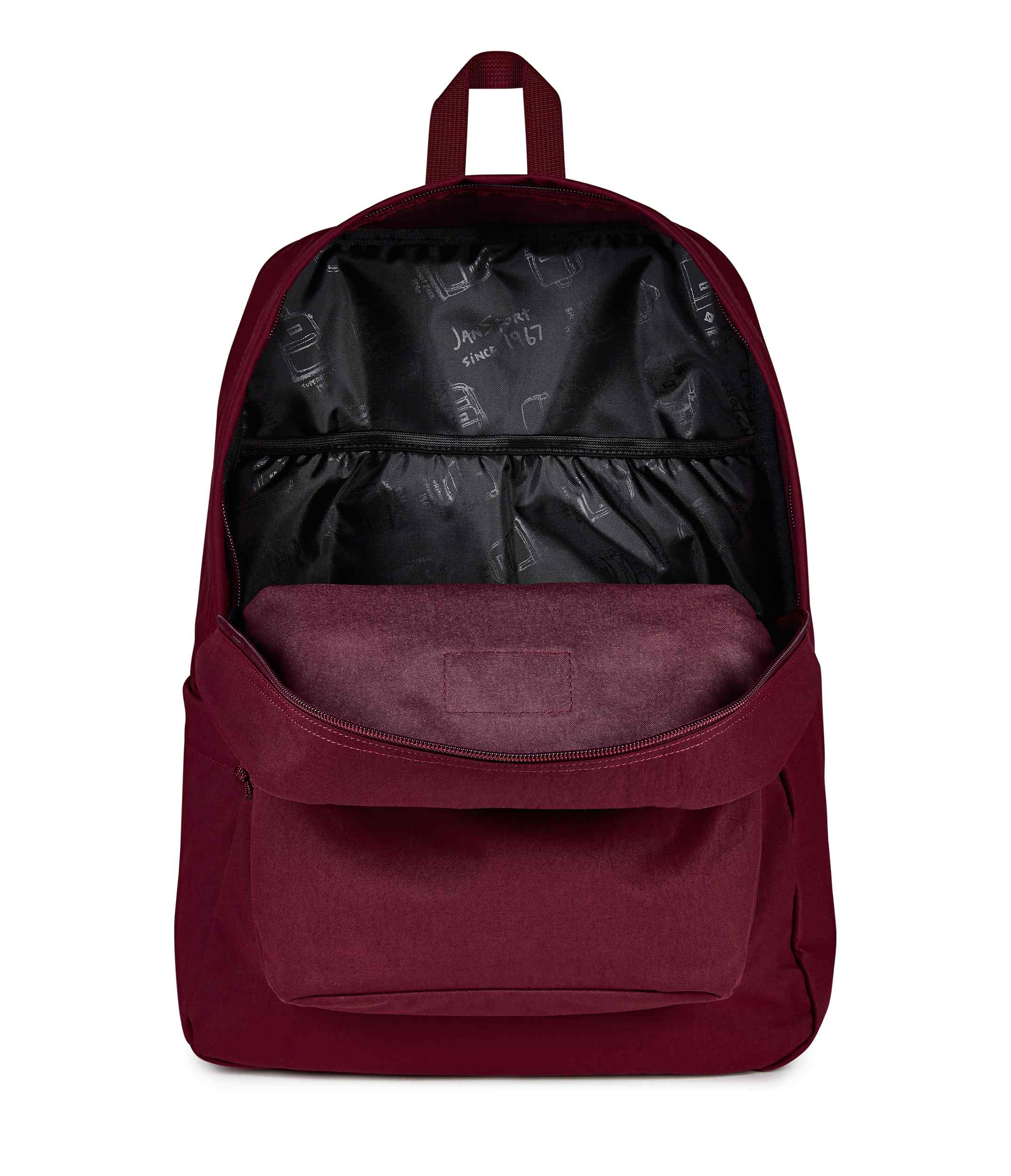 jansport-superbreak-plus-fx-rucksack-cherry-lacquer-mit-laptopfach image 5
