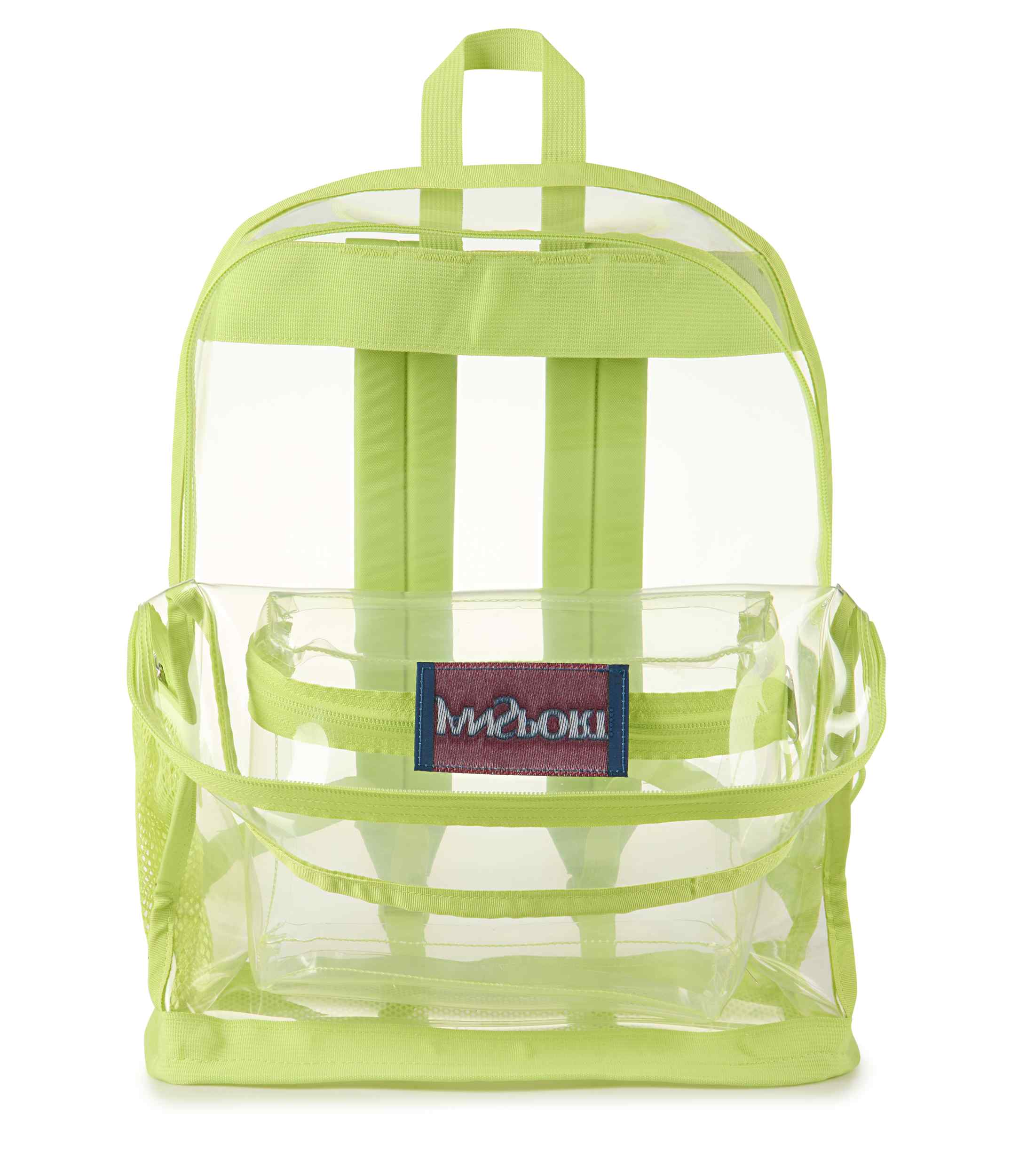 jansport-clear-pack-rucksack-lime-citron-transparent image 4