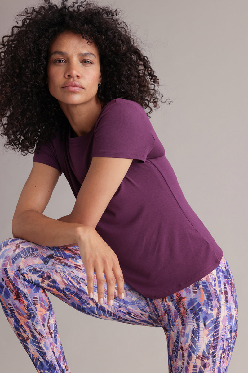 hey-honey-classic-active-t-shirt-italian-plum-aus-viskose image 3