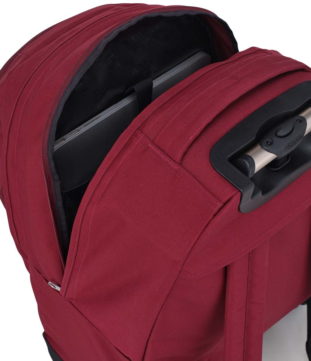 jansport-driver-8-rollrucksack-russet-rot-15-zoll-laptop image 3