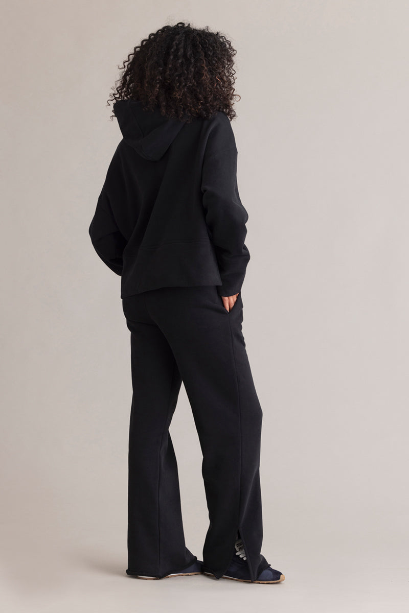 hey-honey-classic-cozy-hoodie-kapuzenpullover-schwarz-baumwolle image 6