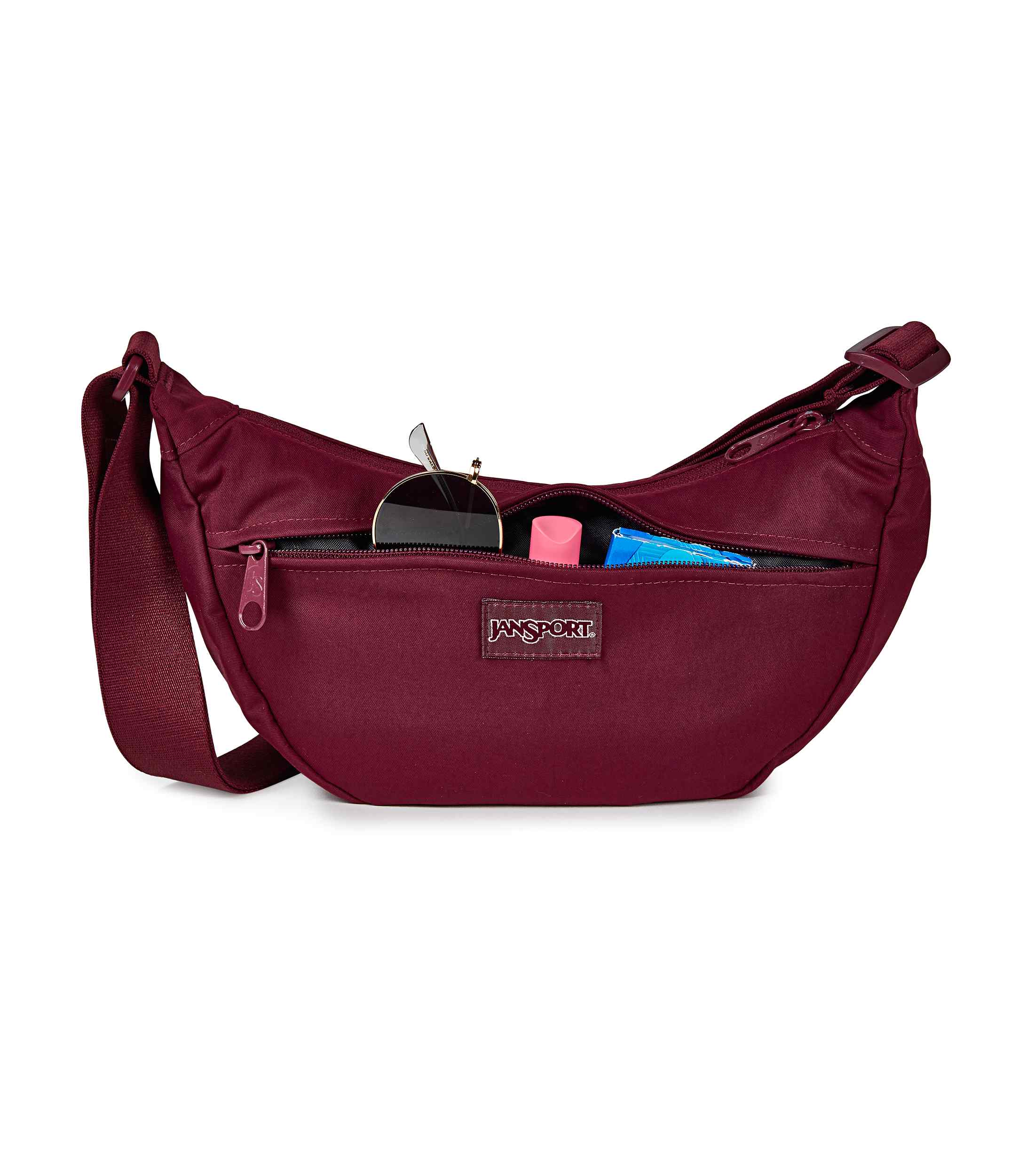 jansport-unphased-crossbody-small-rot-cherry-lacquer-nylon image 5