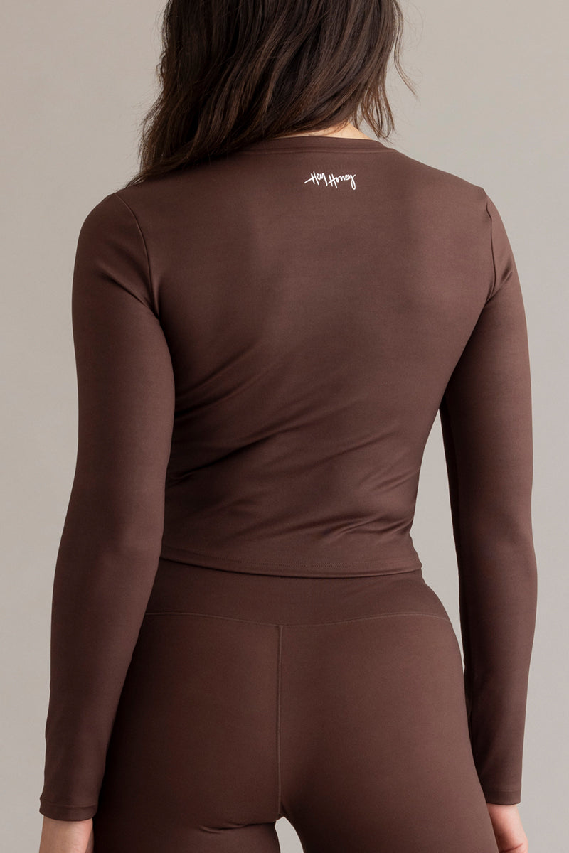 hey-honey-always-dressed-leggings-soft-brown-high-waist image 8