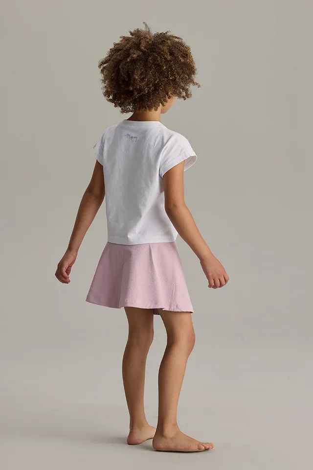 hey-honey-classic-kids-skort-dawn-pink-hosenrock-gerippt image 1