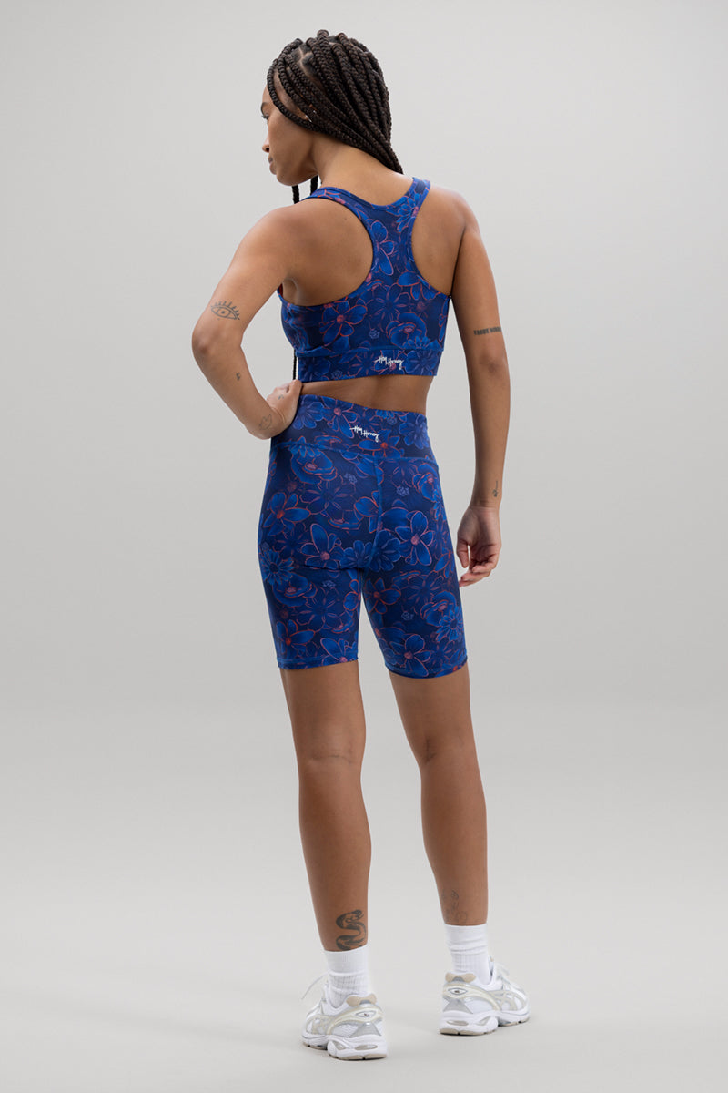 hey-honey-classic-biker-flower-daze-shorts-high-waist-gemustert image 5