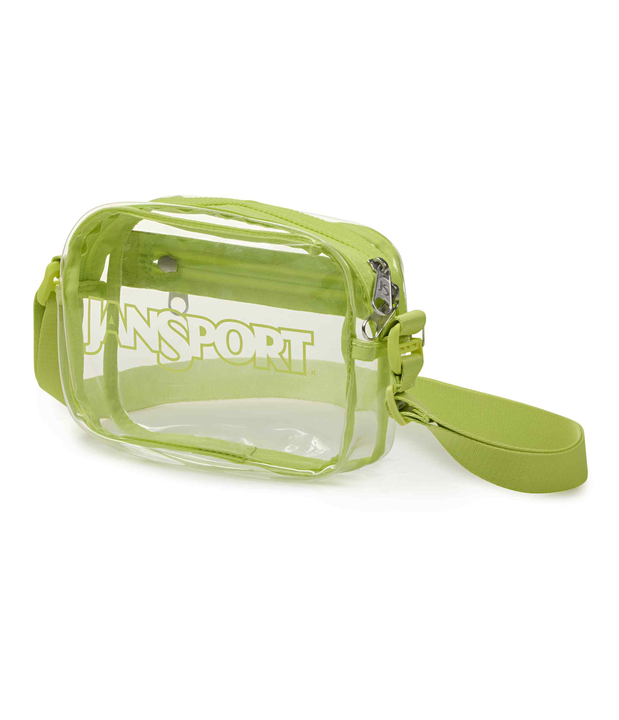jansport-clear-crossbody-umh-ngetasche-lime-citron image 2