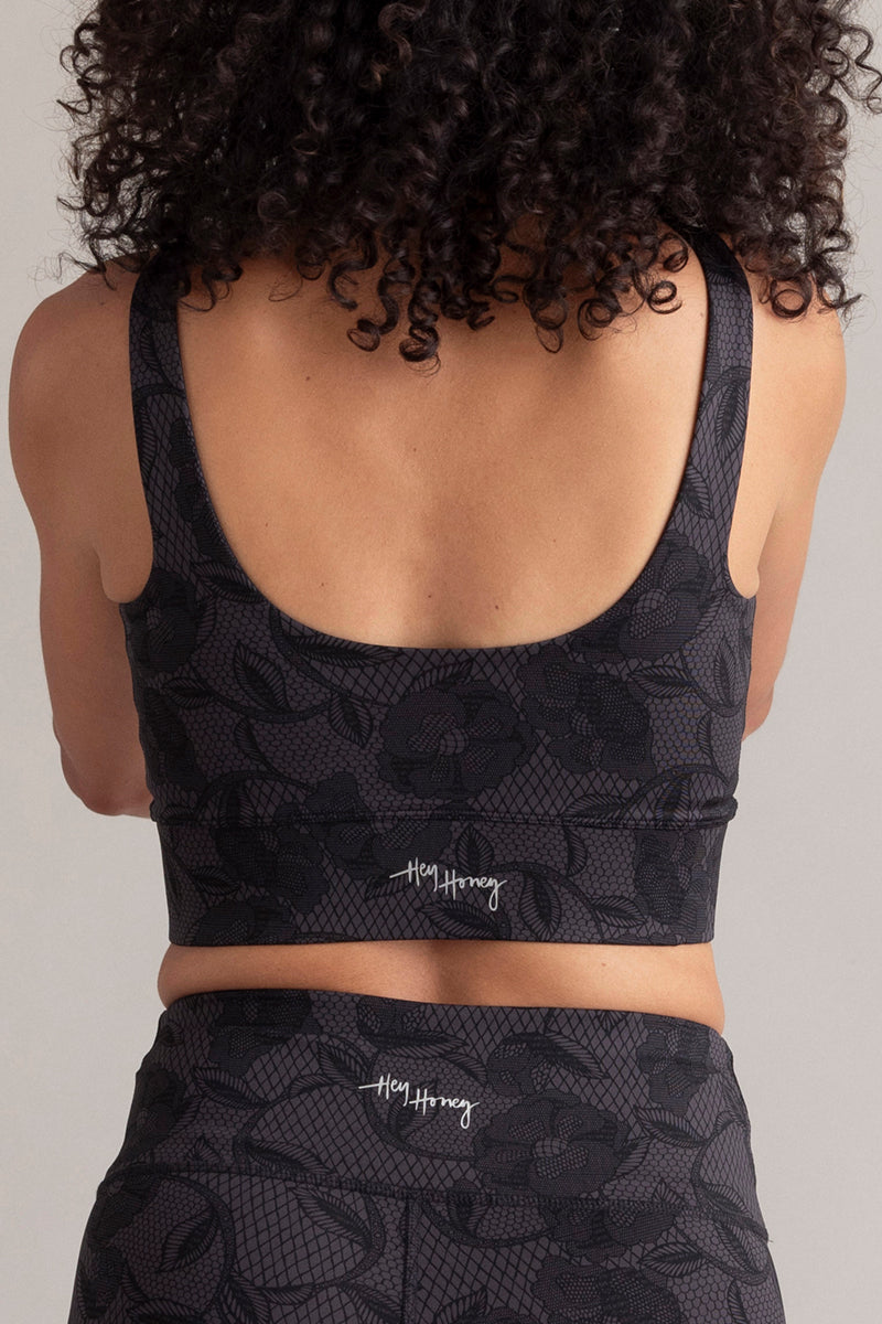 hey-honey-classic-bustier-dark-lace-sport-bh-schwarz-leicht image 7