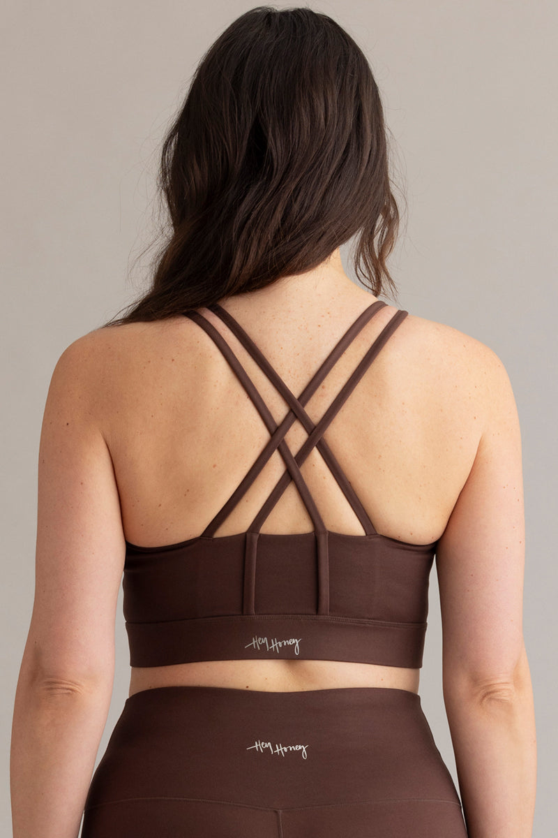 hey-honey-always-dressed-criss-cross-bra-sport-bh-soft-brown image 6