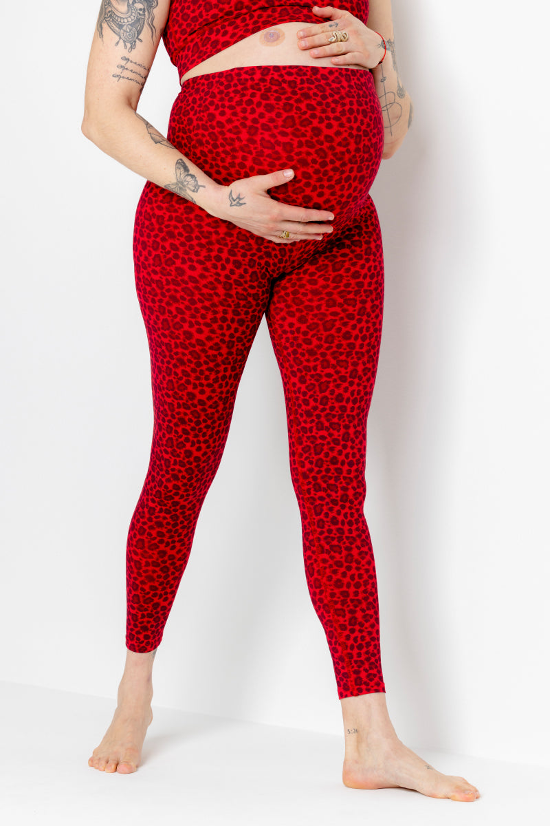 hey-honey-classic-maternity-leggings-leo-red-umstandsleggings image 5