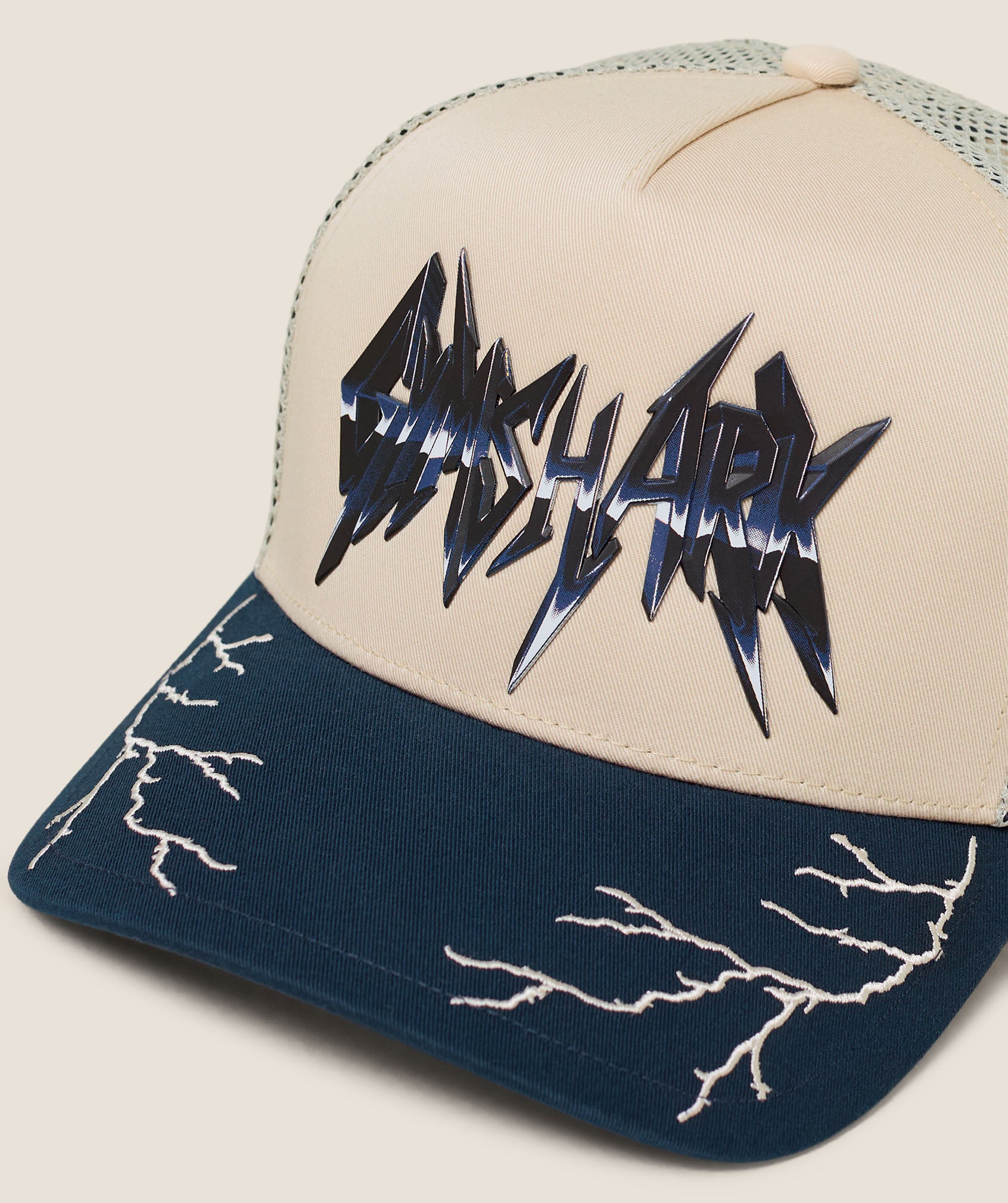 gymshark-power-lightning-trucker-cap-kappe-schwarz-baumwolle image 3