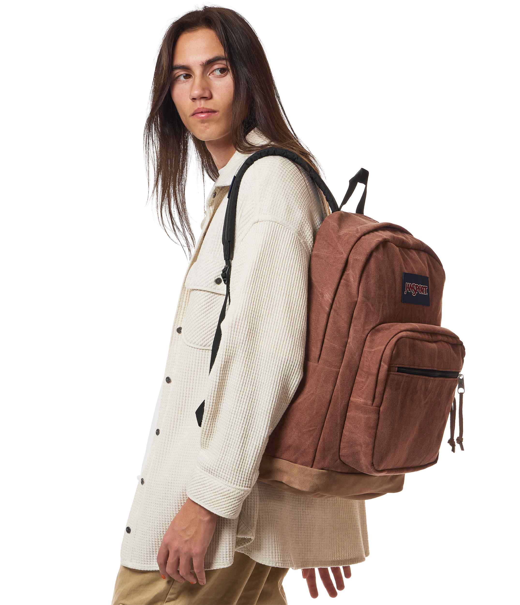 jansport-right-pack-expression-rucksack-aged-canvas-brown image 3