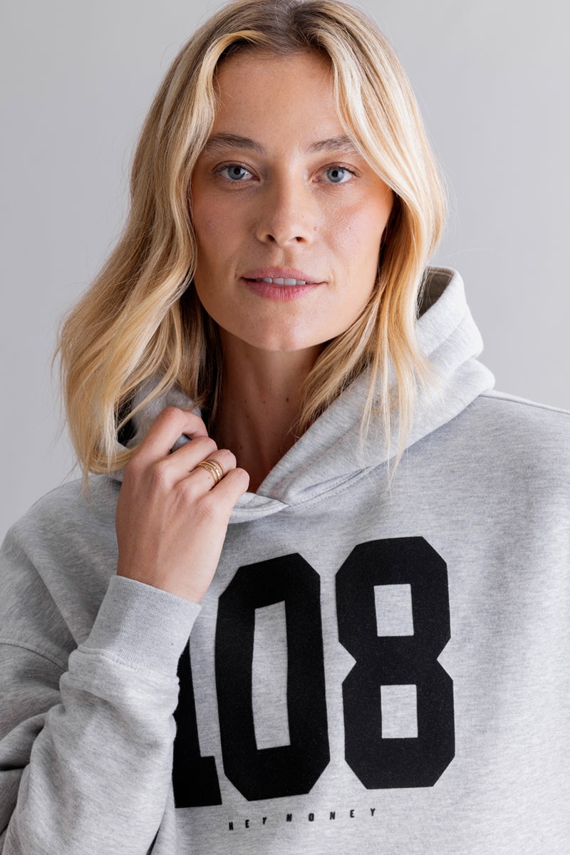 hey-honey-classic-hoodie-108-kapuzenpullover-grau-meliert-oversized image 1