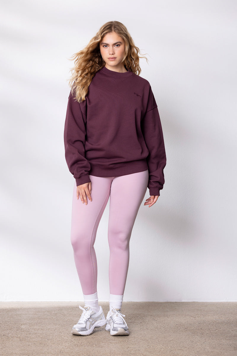 hey-honey-classic-sweater-wine-pullover-baumwolle-weinrot image 4