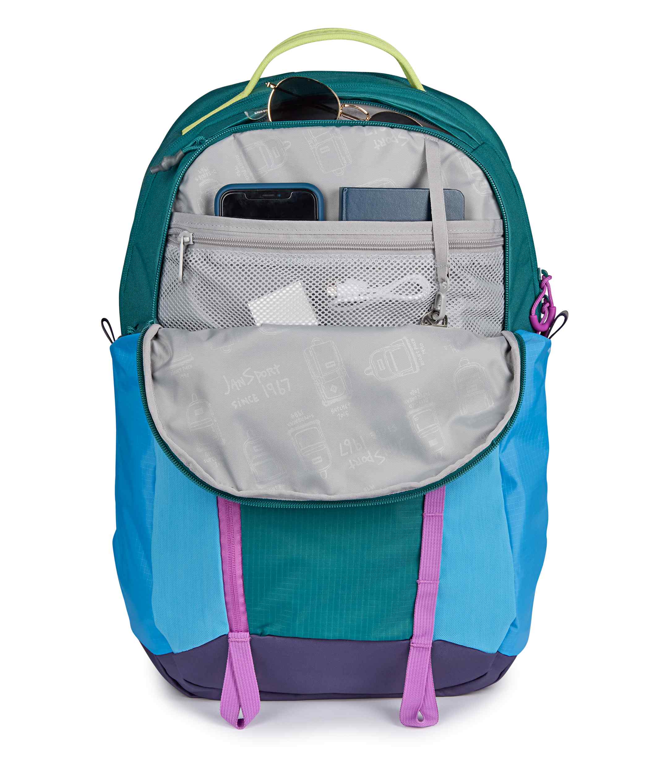 jansport-all-around-pack-small-rucksack-emerald-pool-28l image 7