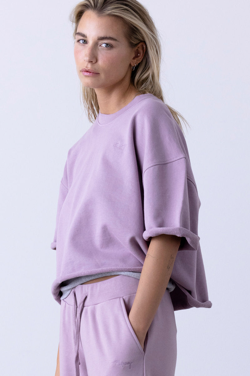 hey-honey-classic-short-sleeve-sweat-mauve-baumwolle-s image 3