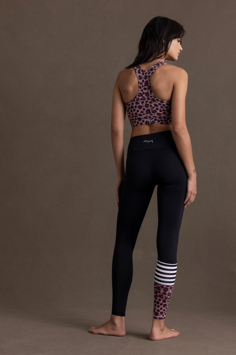 hey-honey-classic-surf-style-leggings-leo-rose-print-high-waist image 3