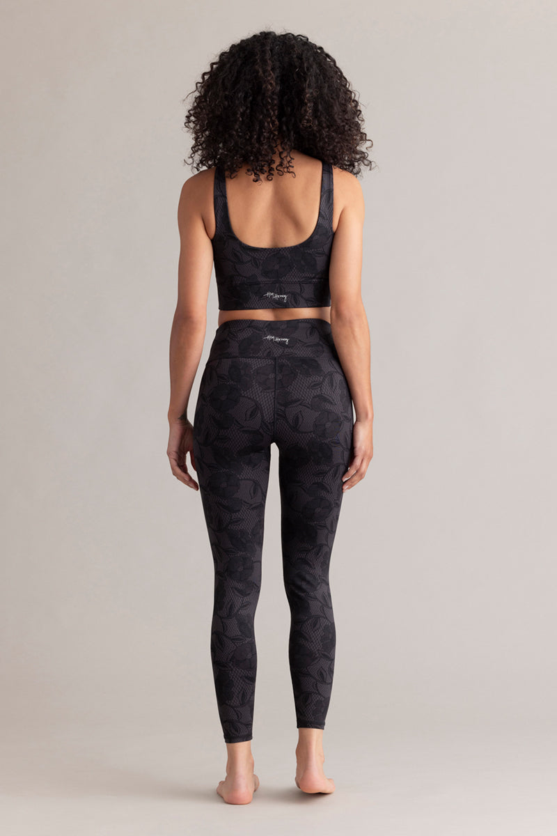 hey-honey-classic-cropped-leggings-dark-lace-7-8-high-waist image 4