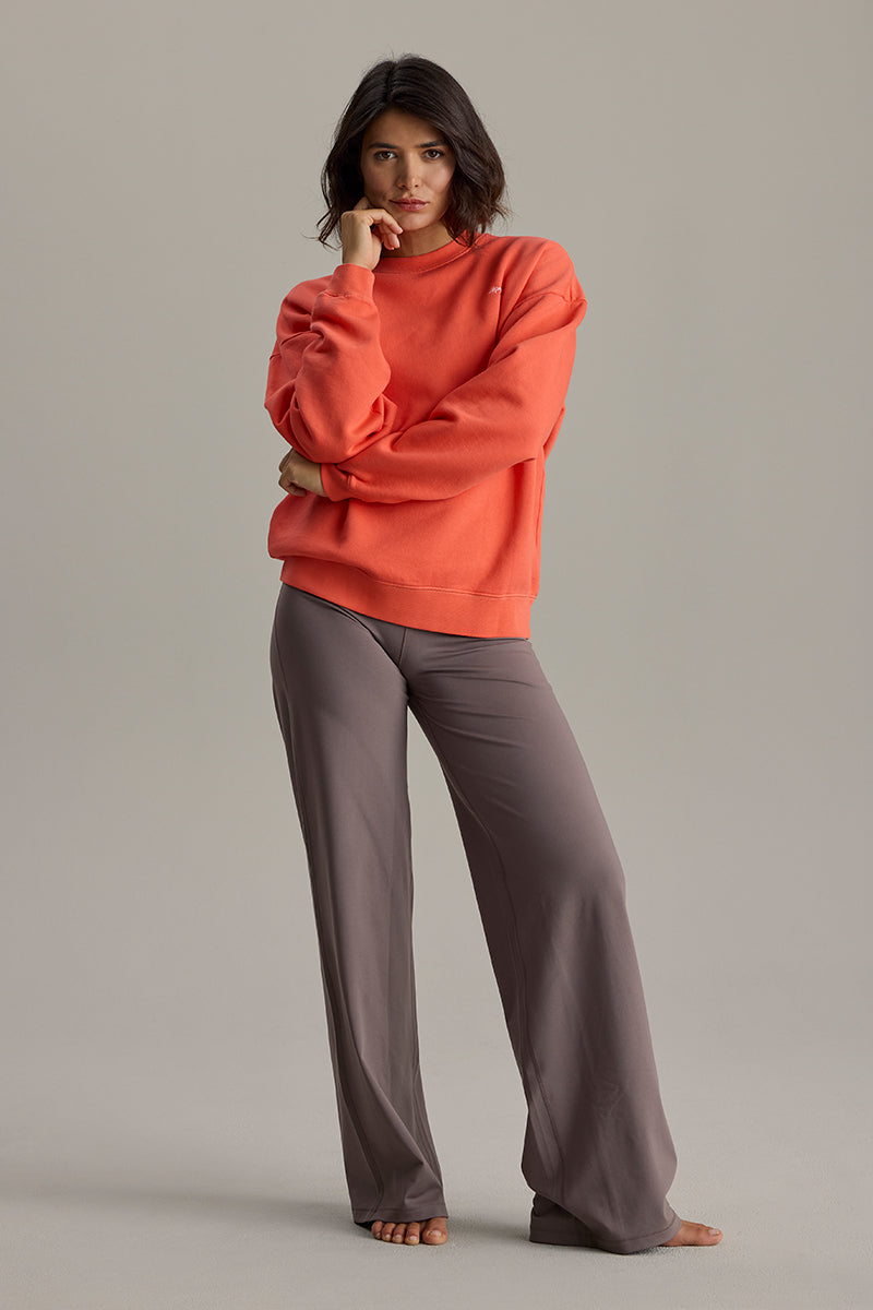 hey-honey-classic-sweater-hey-hot-coral-washed-baumwolle image 5