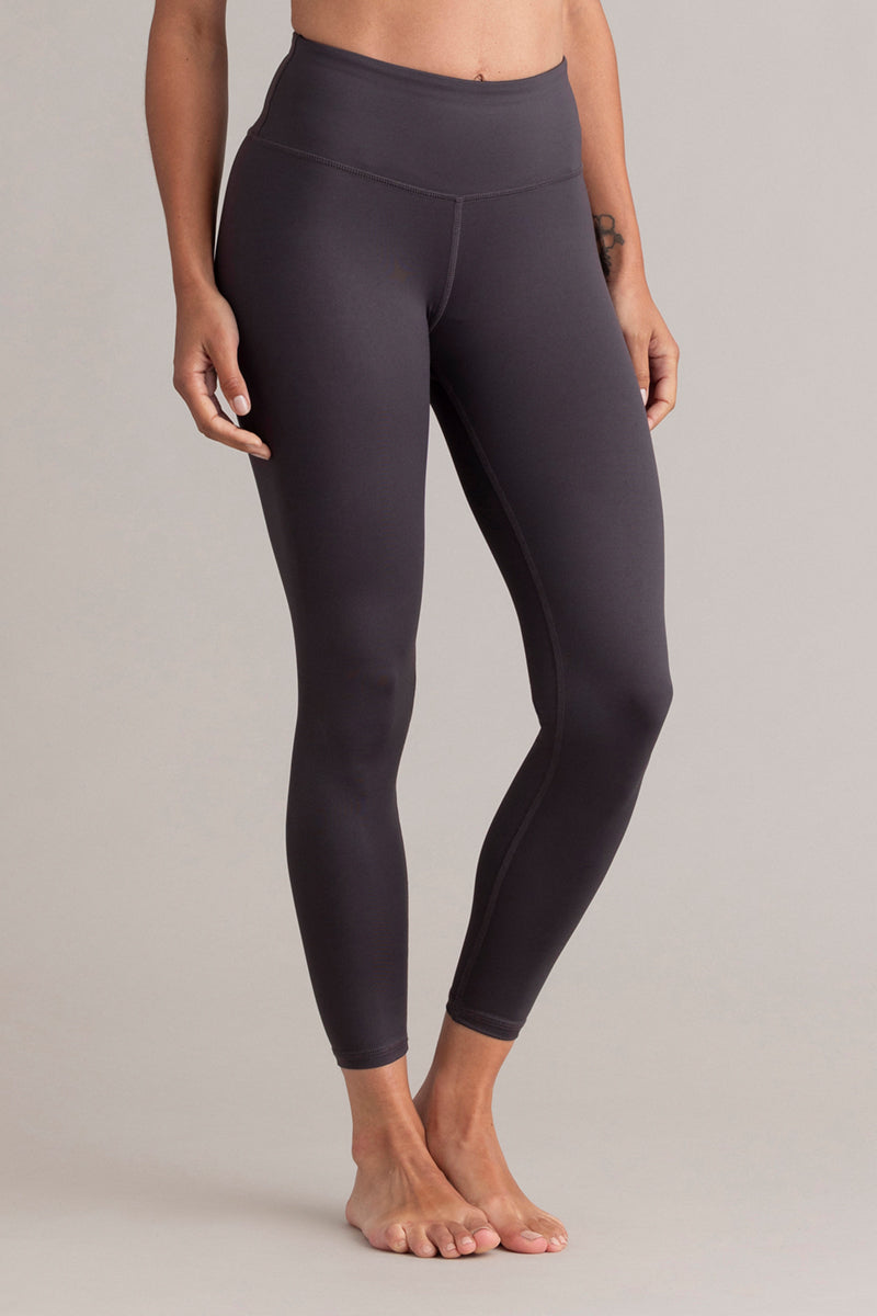 hey-honey-classic-cropped-leggings-grey-high-waist image 7