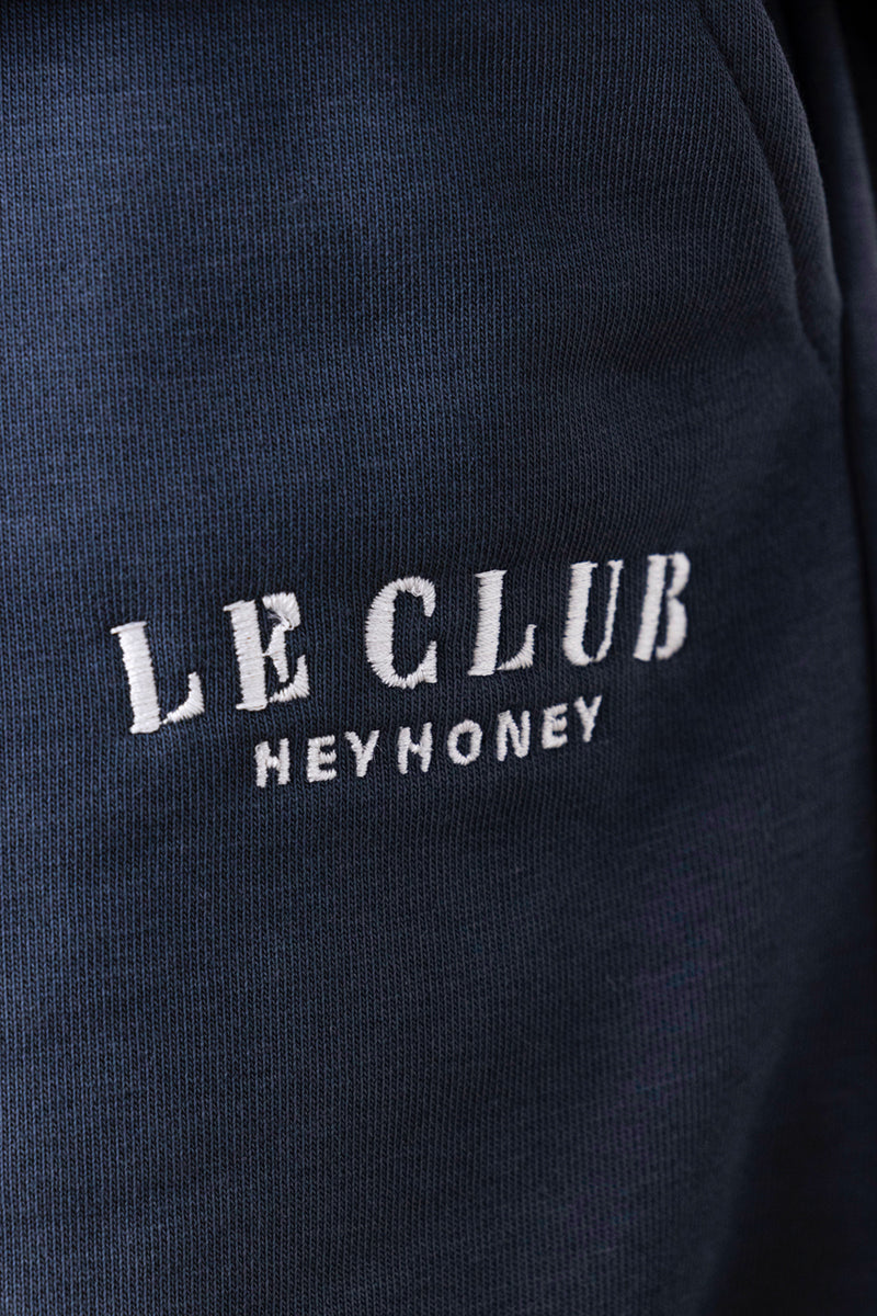 hey-honey-classic-zip-sweater-le-club-teal-baumwolle image 7