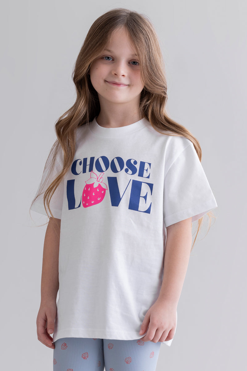 hey-honey-classic-kids-t-shirt-love-white-kinder-shirt image 3