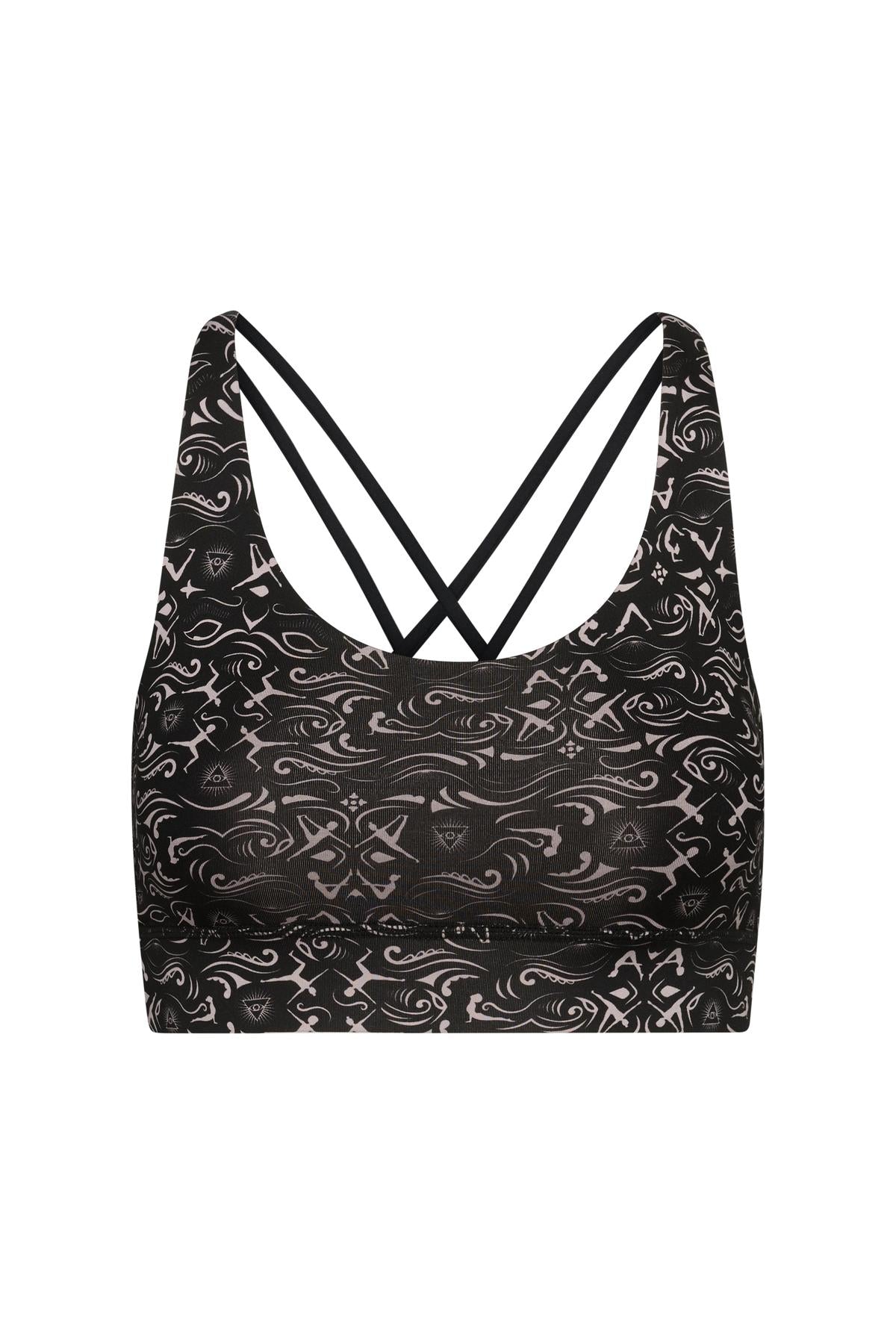 hey-honey-classic-criss-cross-bra-samadhi-black-sport-bh-schwarz image 4