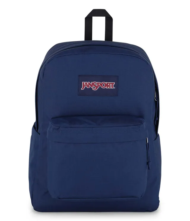 jansport-superbreak-plus-rucksack-navy-mit-laptopfach image 1
