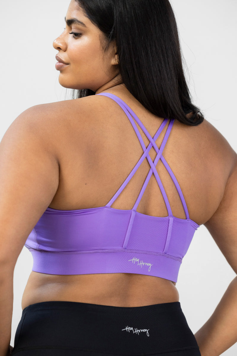 hey-honey-classic-criss-cross-bra-violet-sport-bh image 1
