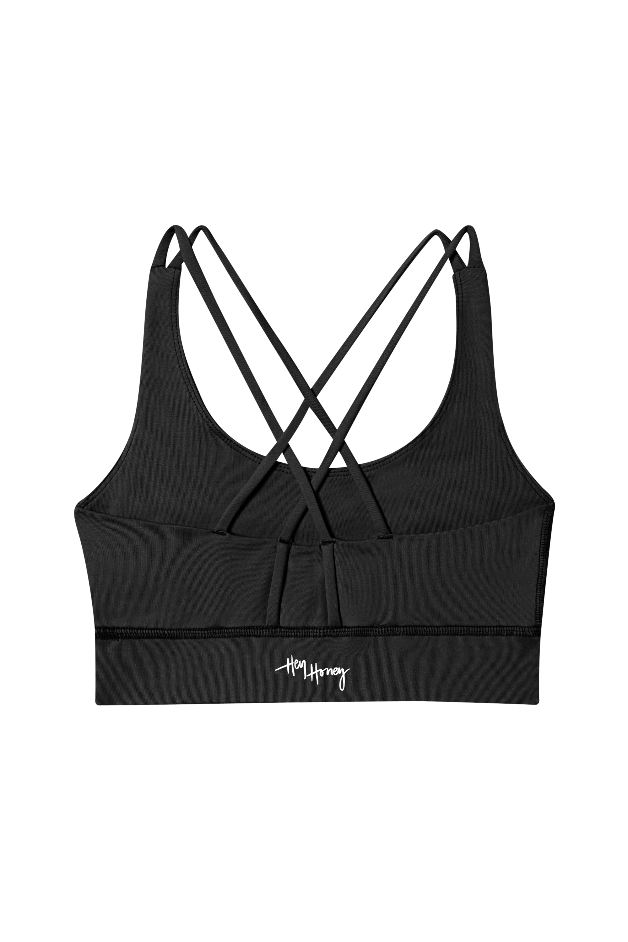 hey-honey-classic-criss-cross-bra-black-sport-bh-schwarz image 5