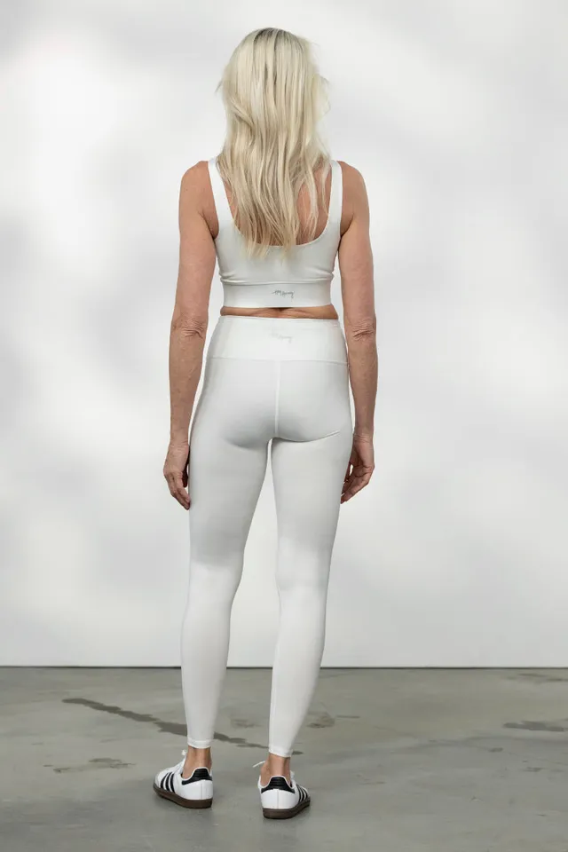 hey-honey-classic-leggings-white-yogahose-wei-high-waist image 1