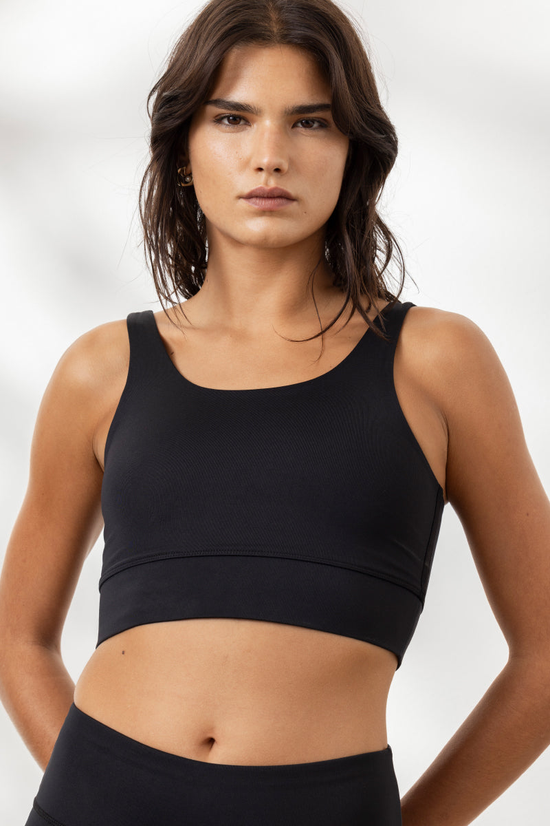 hey-honey-classic-bustier-black-sport-bh-schwarz-longline image 2
