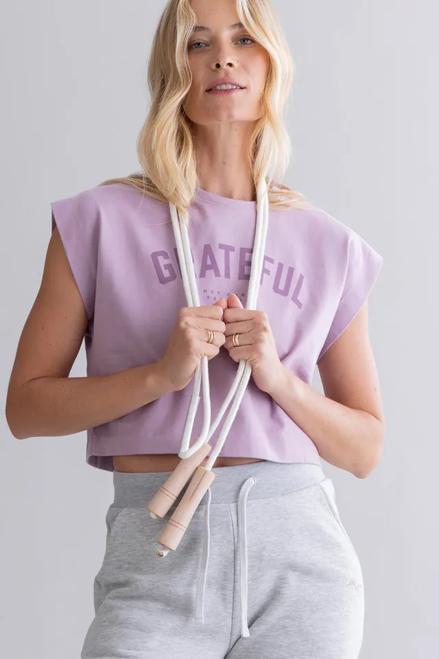 hey-honey-classic-cropped-shirt-mauve-baumwolle-boxy image 1