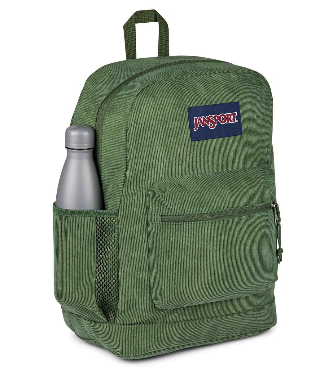 jansport-cross-town-plus-remix-rucksack-cargo-green-corduroy-laptopfach image 6