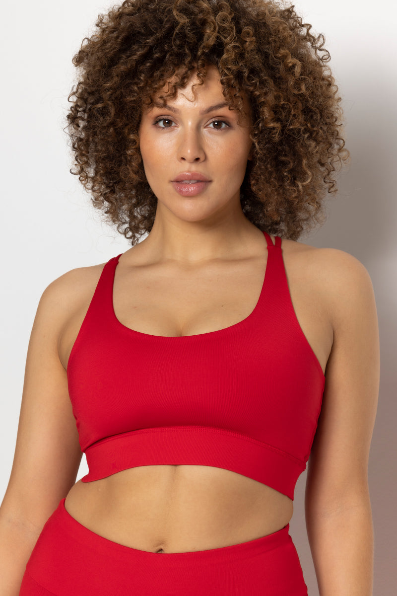 hey-honey-classic-criss-cross-bra-rot-sport-bh image 1