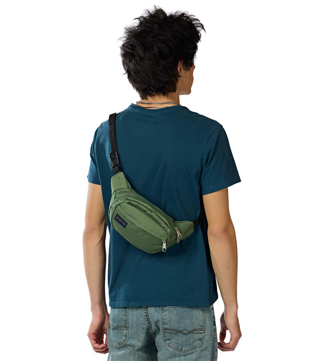 jansport-fifth-avenue-bauchtasche-cargo-green-sling image 5