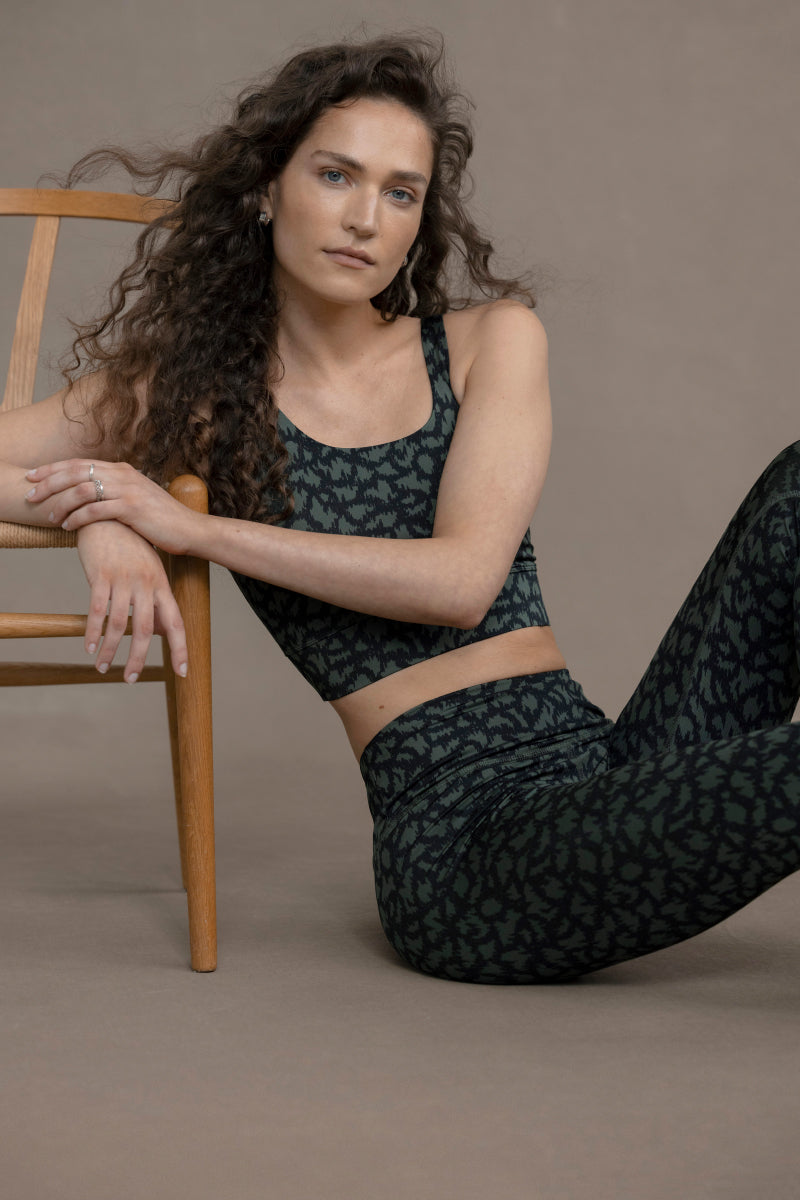 hey-honey-classic-bustier-safari-pine-sport-bh-print image 3
