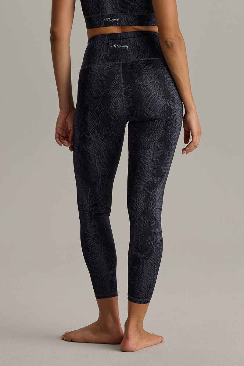 hey-honey-classic-leggings-cropped-snake-high-waist image 8
