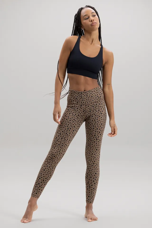 hey-honey-classic-lessismore-cropped-leggings-caribou image 1