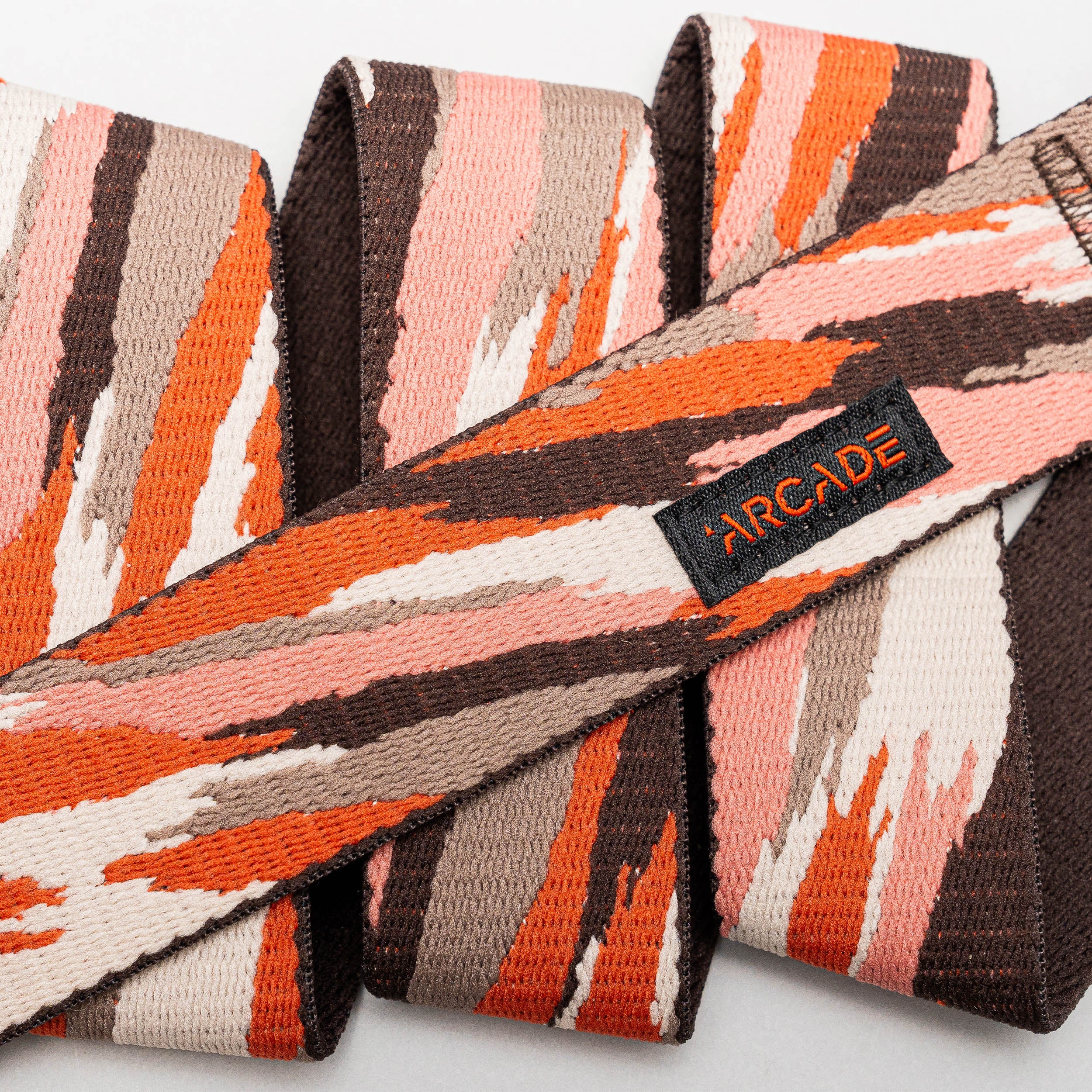 arcade-brushstroke-slim-g-rtel-coral-stretch-schmal image 2