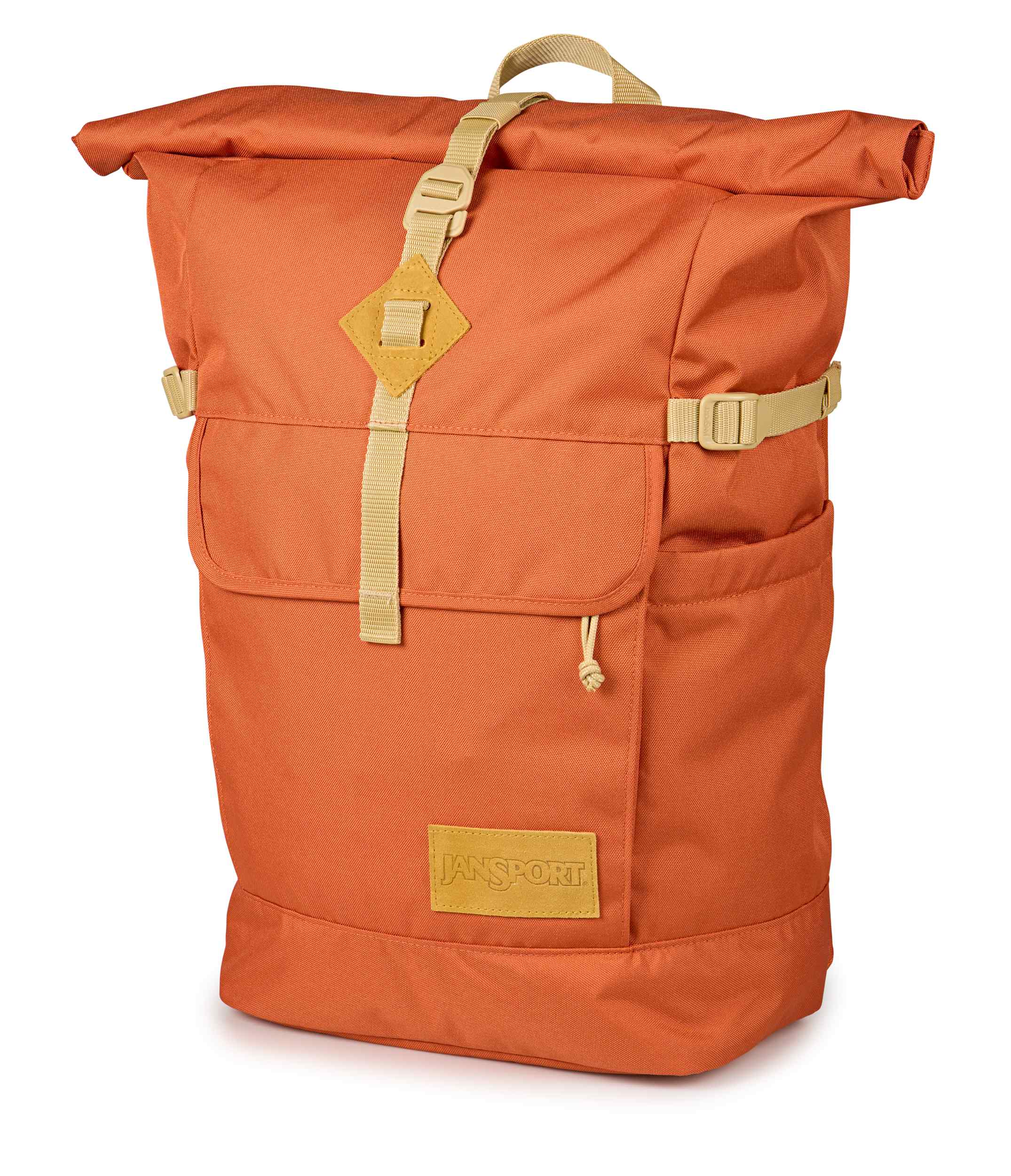 jansport-hatchet-rolltop-rucksack-dune-rot-laptopfach image 2