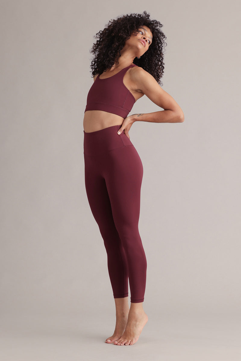 hey-honey-always-dressed-cropped-leggings-italian-plum image 6