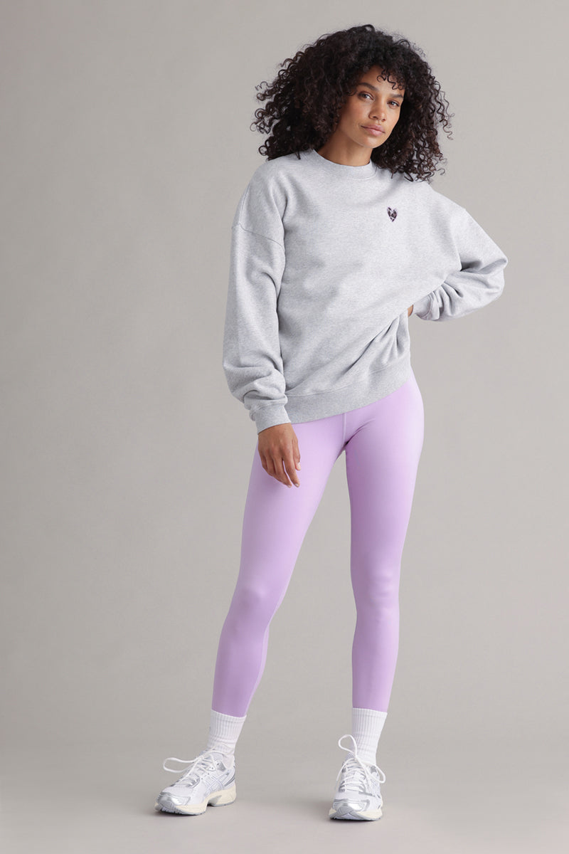 hey-honey-classic-sweatshirt-leo-heart-grey-melange-pullover image 5