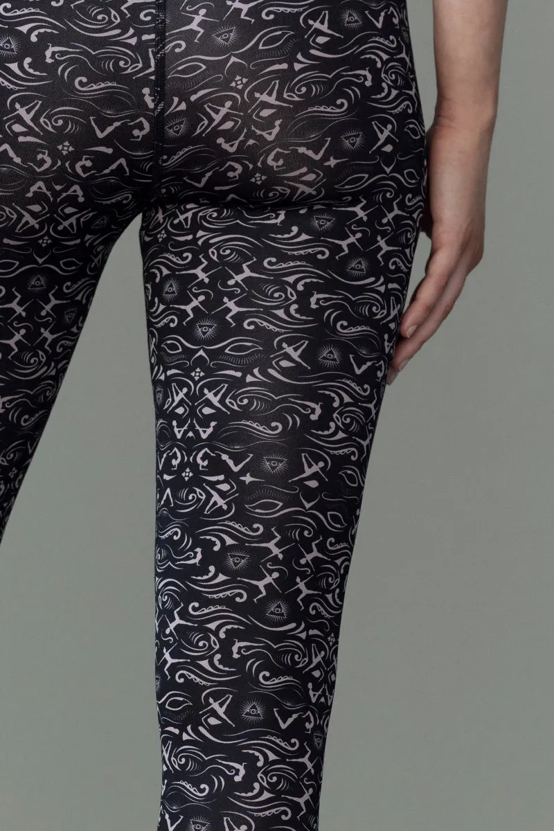 hey-honey-classic-samadhi-leggings-yogahose-black image 1