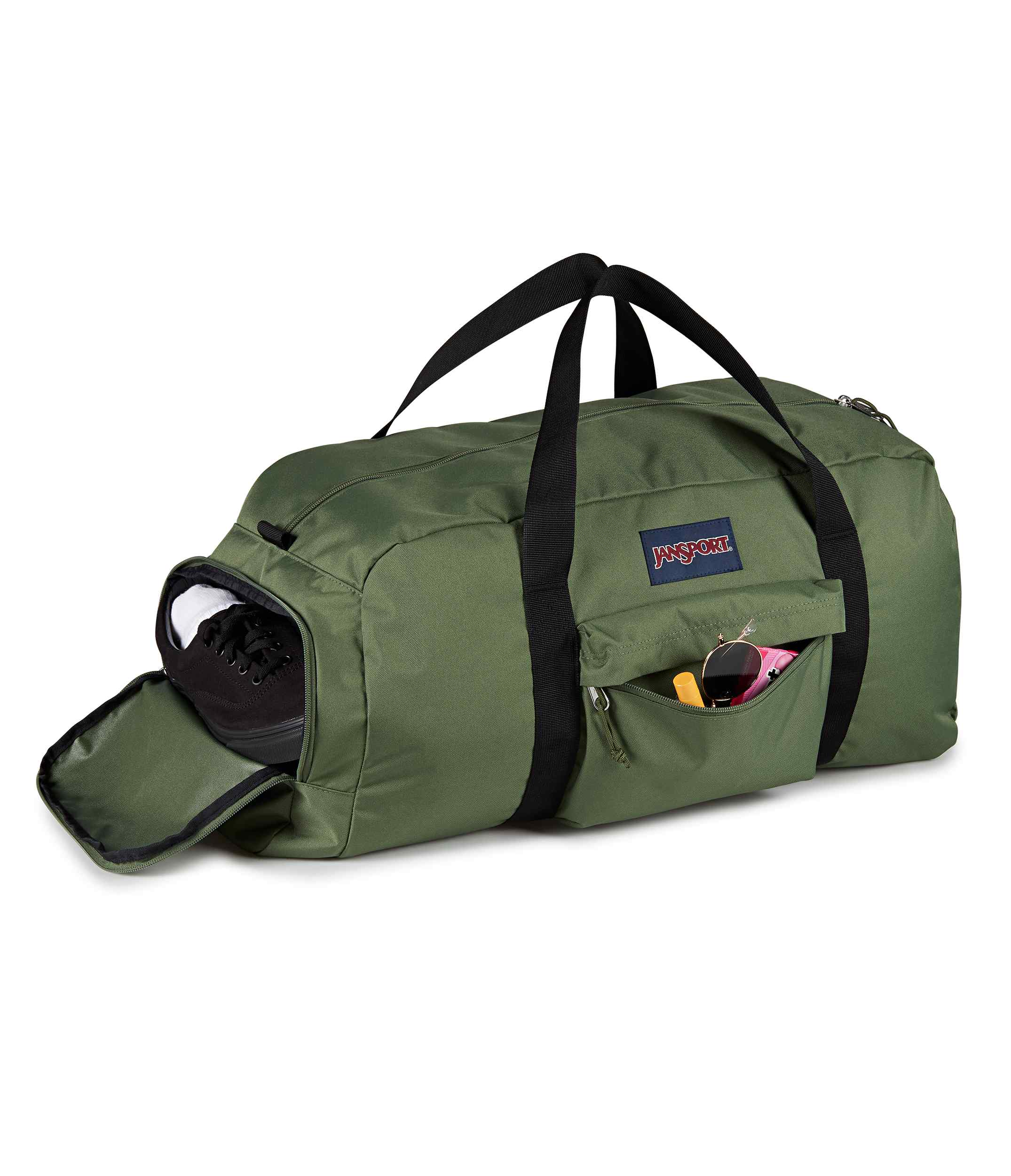 jansport-weekender-large-duffle-reisetasche-cargo-green image 5