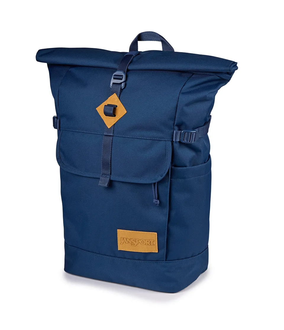jansport-hatchet-rolltop-rucksack-navy-mit-laptopfach image 1