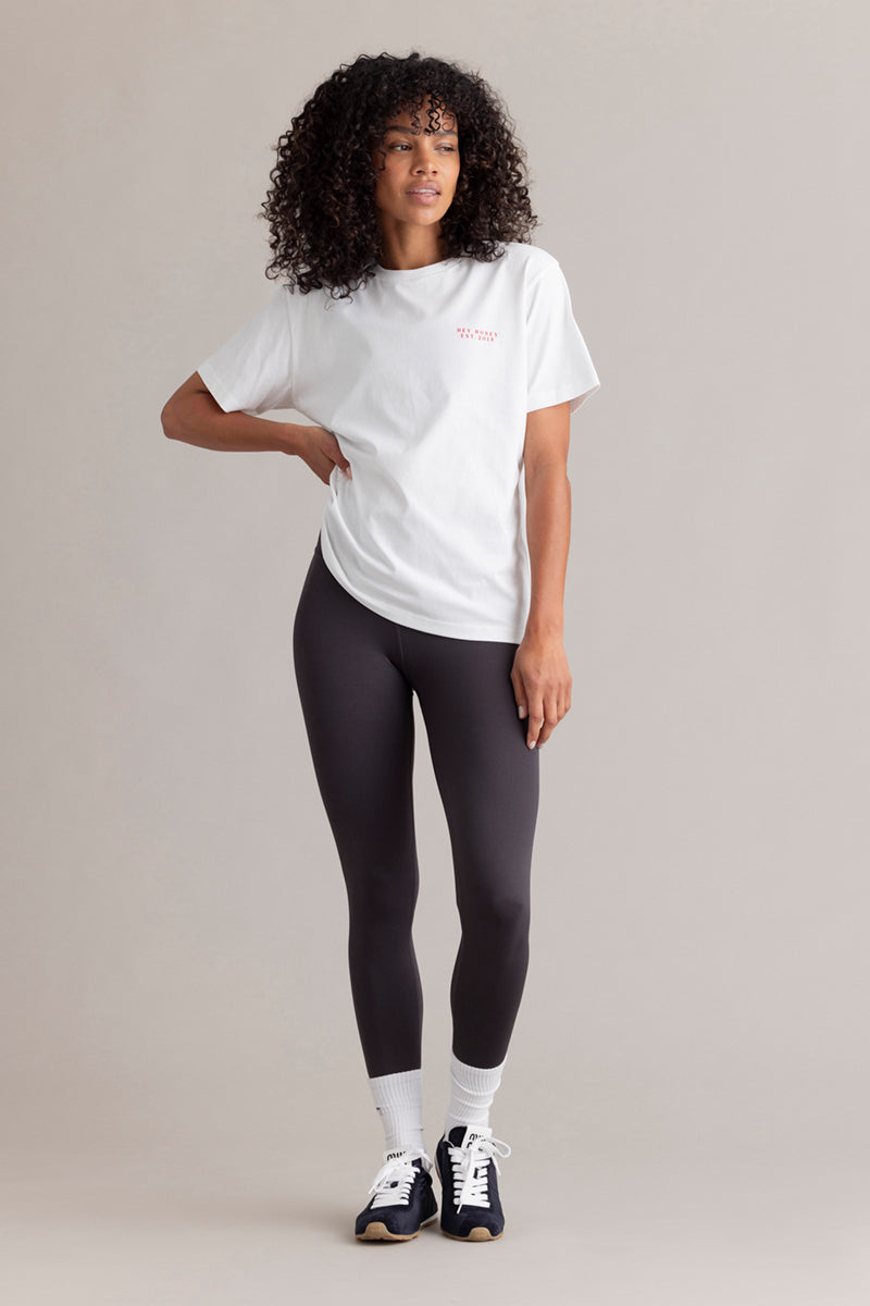 hey-honey-classic-t-shirt-self-love-white-oversize-baumwolle image 3