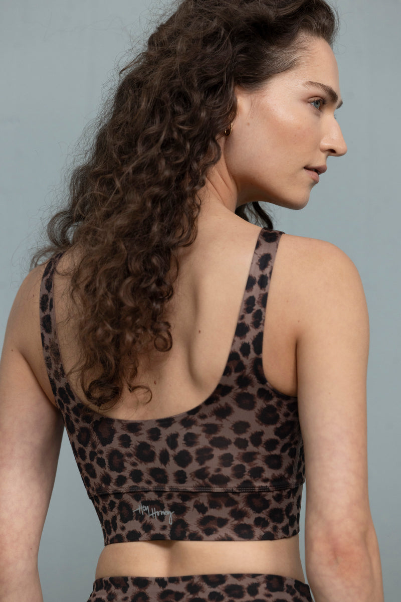 hey-honey-classic-bustier-leo-cocoa-sport-bh-leo-print image 1