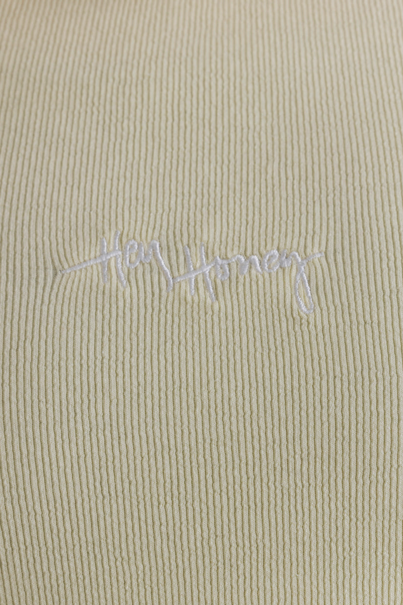 hey-honey-classic-rib-tank-pastel-yellow-baumwoll-top image 3